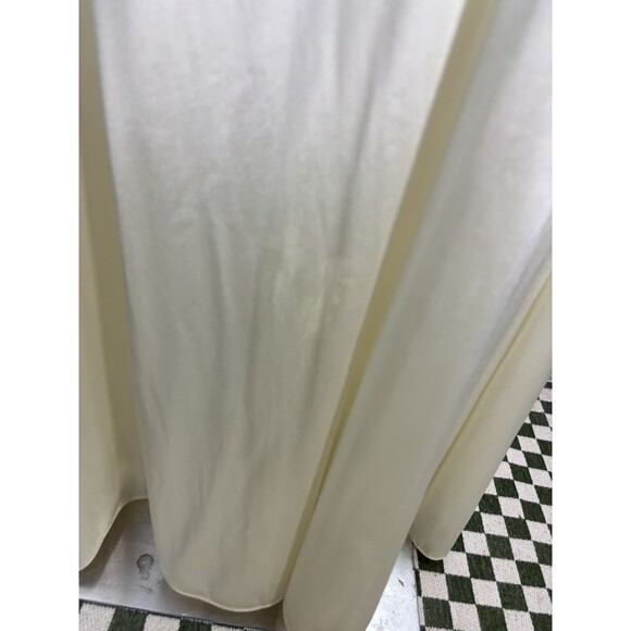 VTG 60s Romantic Nightgown Dress sz S Cream Nylon Lace Floral Lingerie Ethereal - Picture 8 of 16